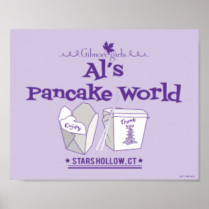 Poster Garotas Gilmore Mundo de Pancake de Al