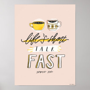 Poster Garotas Gilmore  Rápida conversa sobre a vida - C