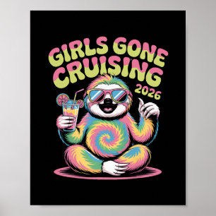 Poster Garotas Hippies Preguiçosas Cruzeiros 2026 Férias