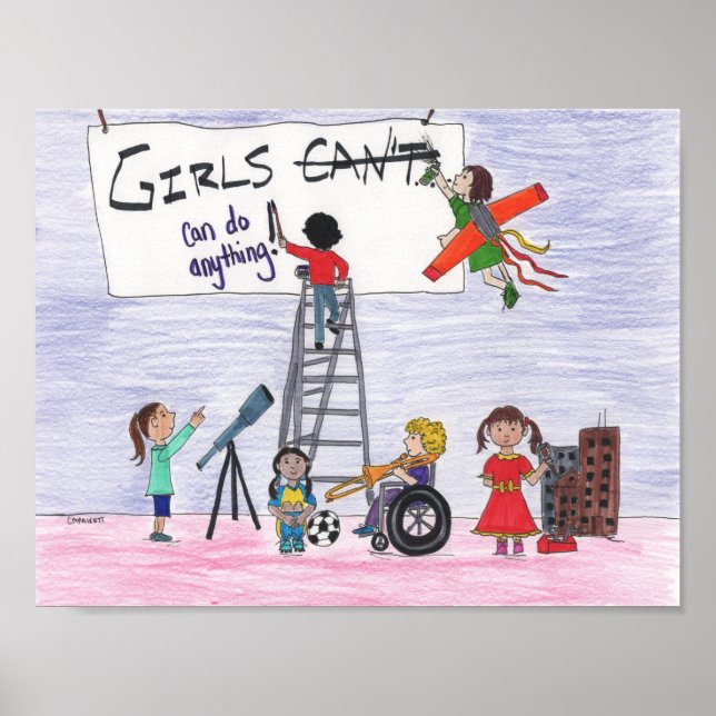 Poster Garotas Podem Fazer Qualquer Coisa! (Frente)