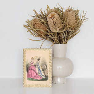 Poster Garotas vitorianas Francesas Paris Fashion Vintage