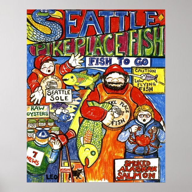 Poster Garoto com Caranguejo (Frente)