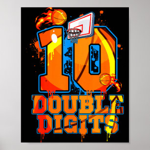 Poster Garoto de 10 anos de idade fazendo aniversário de
