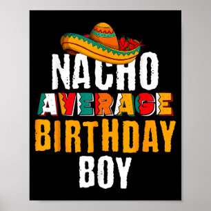 Poster Garoto de Aniversário Não Médio Cinco De Mayo Engr
