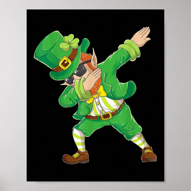 Poster Garoto De Camisa De Leprechaun, Abbing De Dia de S (Frente)