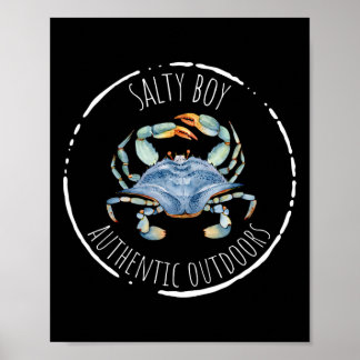 Poster Garoto Salgado Atitude Salgada Piada Pesca Carangu