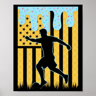 Poster Garotos do Choro de Futebol Gotejando Sorvete Band