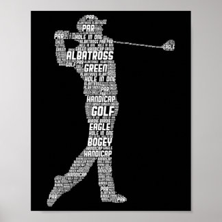 Poster Garotos do Golf Club Golfer Golfing