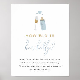 Poster Garrafas Azuis ANDI, Quão Grande É A Bela