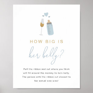 Poster Garrafas Azuis ANDI, Quão Grande É A Bela