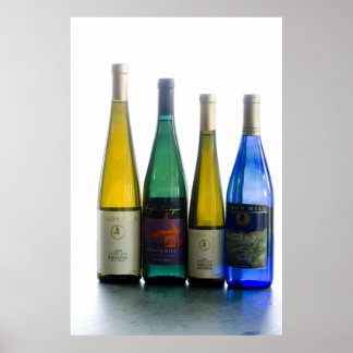 Poster garrafas de vinho