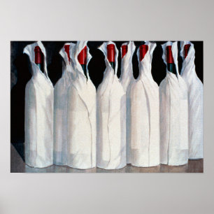 Póster Garrafas de vinho envolvidas número 1 1995