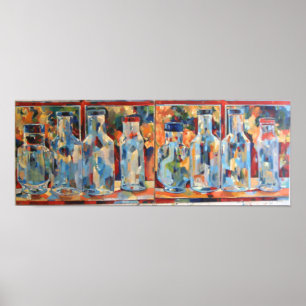 Póster Garrafas do estúdio