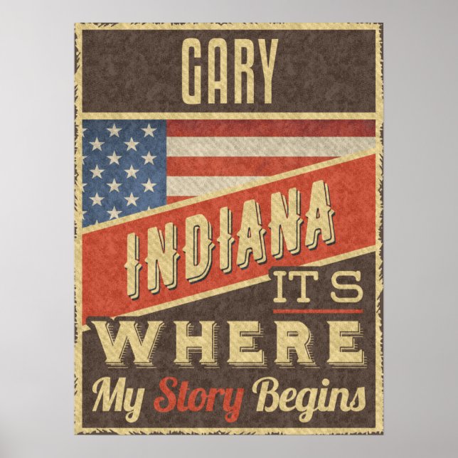 Poster Gary Indiana (Frente)