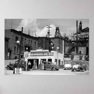 Póster Gas Station, 1939