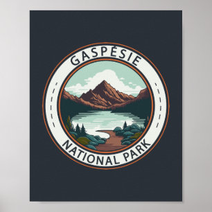 Poster Gaspésie National Park Canada Crachá
