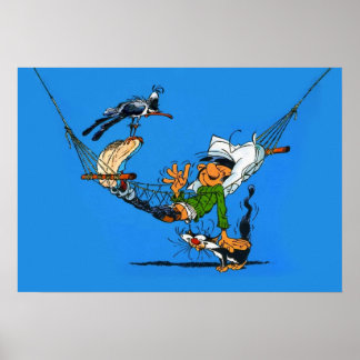 Poster Gaston lagaffe guust desajeitado