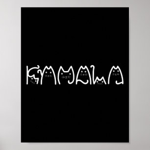 Poster Gata De Gato Para Kamala Harris Valtz Lady Funny
