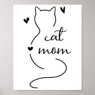 Poster Gata Mama Gato Mama Mama Gatinho Kitten Ca