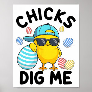 Poster Gatas Engraçadas Me Dignam Páscoa Meninos Homens F