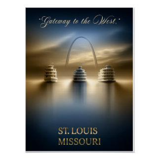 Póster Gateway to St. Louis
