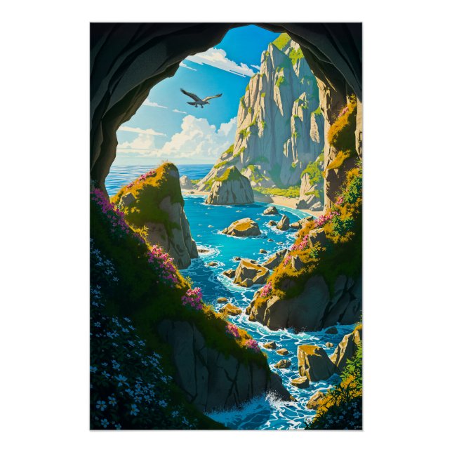 Póster Gateway to the Untamed Coast (Frente)