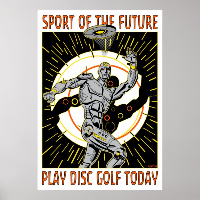 Póster Gatilho robô nº 1 (Frente)