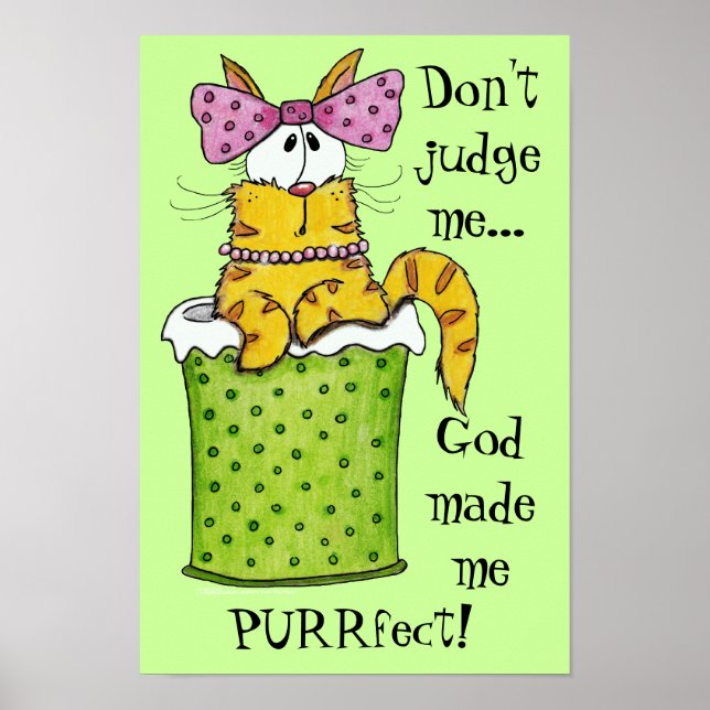 Póster Gatinho de lixo Dacil (Frente)