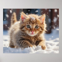 *~* Gatinho de Neve de Fazer 5:4 Gatinho Cat AP68