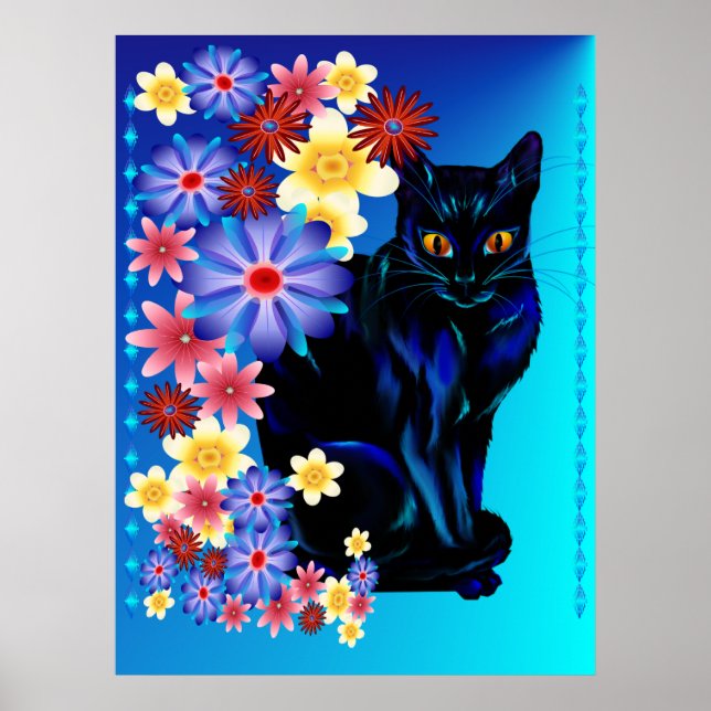 Poster Gatinho do Jardim Negro (Frente)