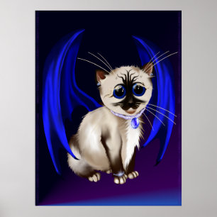 Poster Gatinho Dragon