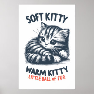 Poster Gatinho flexível