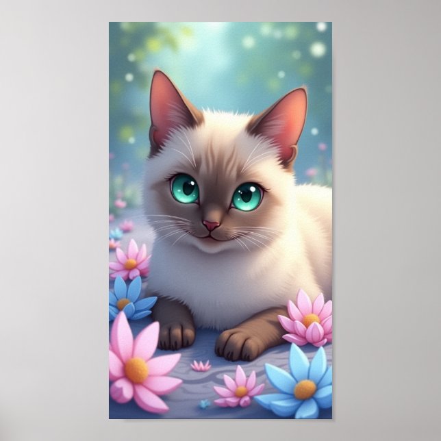 Poster Gatinho Fofo (Frente)