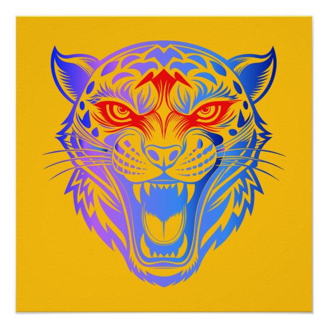 Póster Gatinho sorridente (Frente)
