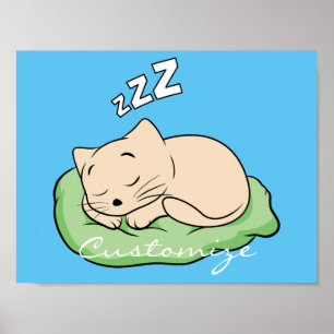 Poster Gatinho Thunder_Cove do sono