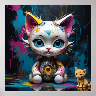 Poster Gatinho visionário