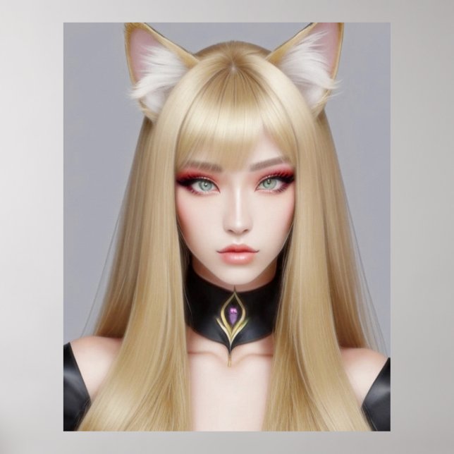 POSTER GATINHO WAIFU 03 (Frente)