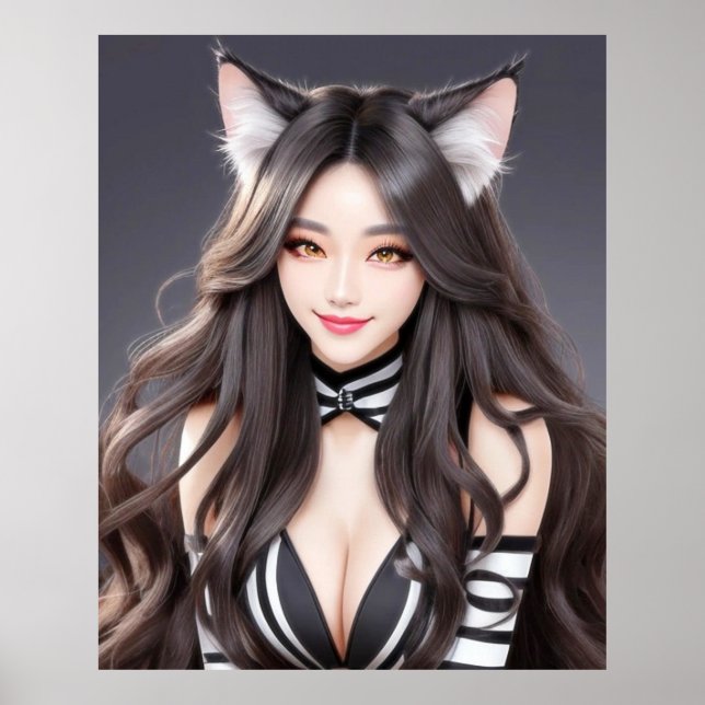 POSTER GATINHO WAIFU 04 (Frente)