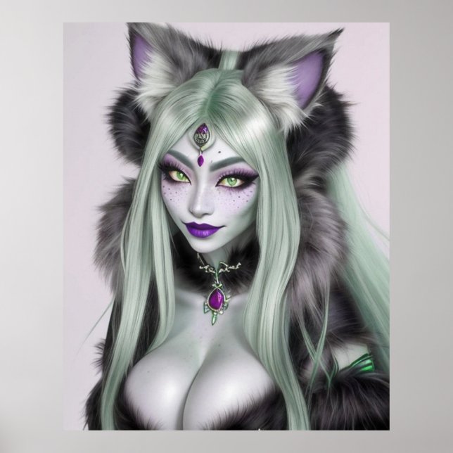 POSTER GATINHO WAIFU 07 (Frente)