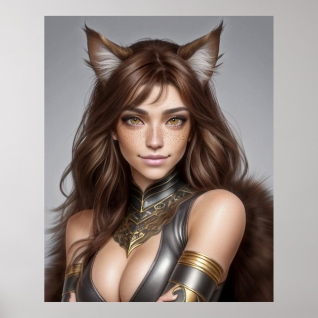 POSTER GATINHO WAIFU 08 (Frente)