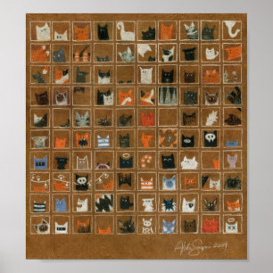 Poster Gatinhos Bitty de Itty originais