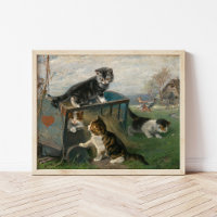 Gatinhos Brincando | Julius Adam, o Younger