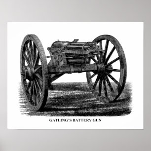 Poster Gatling Gun