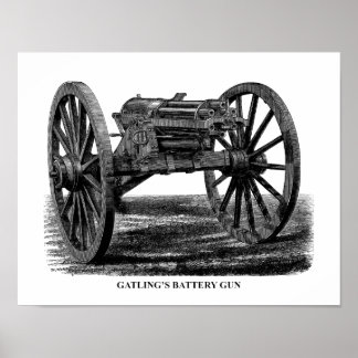 Poster Gatling Gun