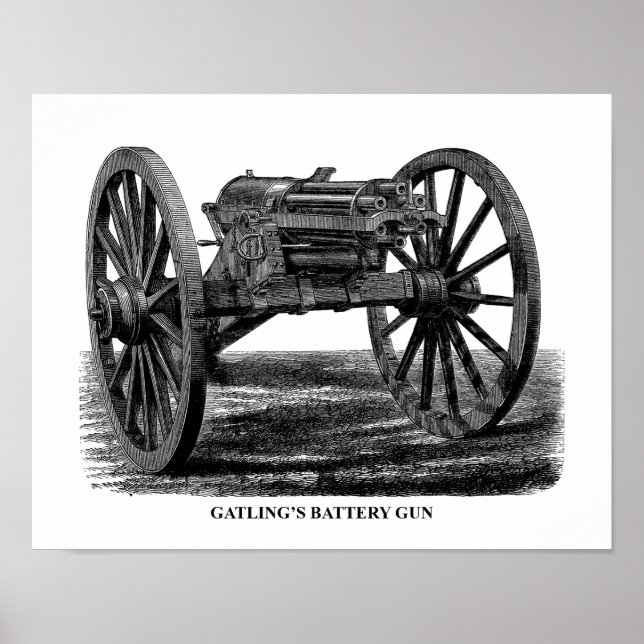 Poster Gatling Gun (Frente)