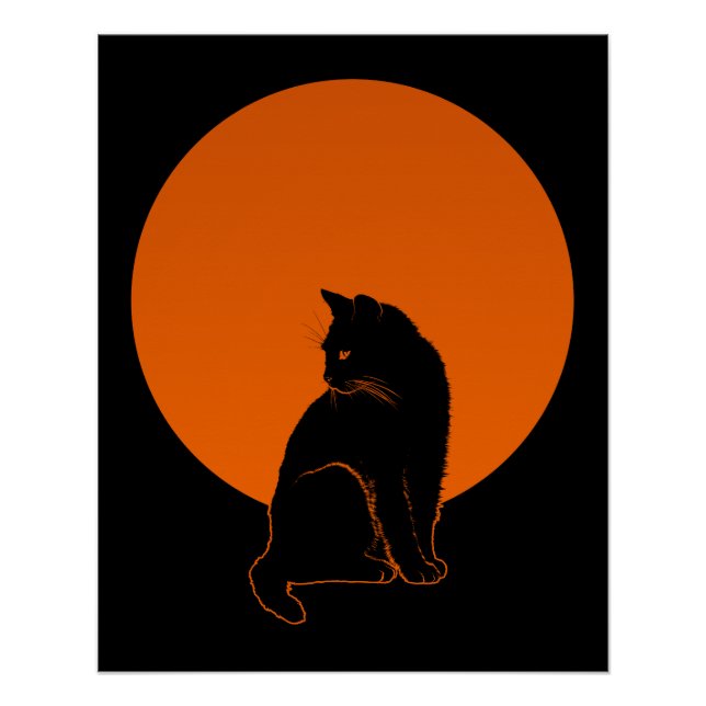 PÓSTER GATO À LUZ DA LUZ (Frente)