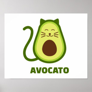 Poster Gato abacado