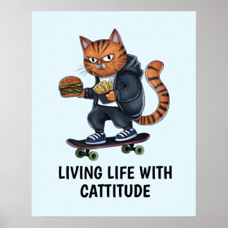 Poster Gato beco