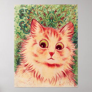 Poster Gato Caleidoscópio, Louis Wain