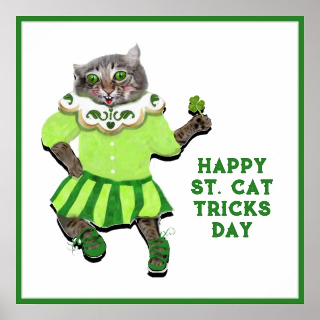 Póster Gato Cinto (Frente)